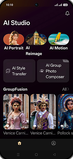 Step 4: Tap on AI Reimage.