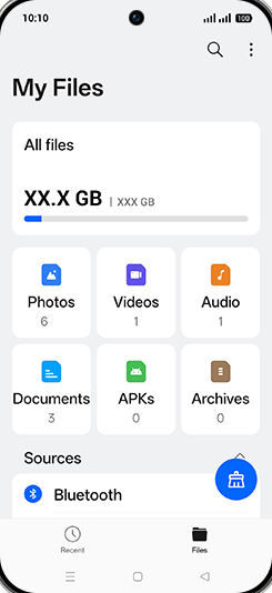 Step 3: Tap on Documents.