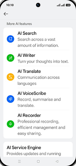 Step 4: Tap on AI Translate.