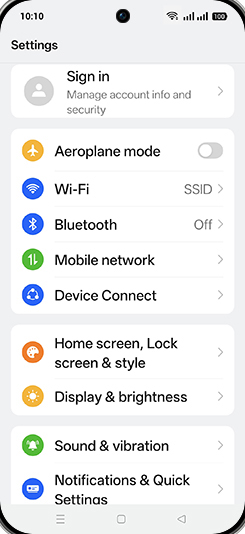 Step 3: Tap on Mobile network.