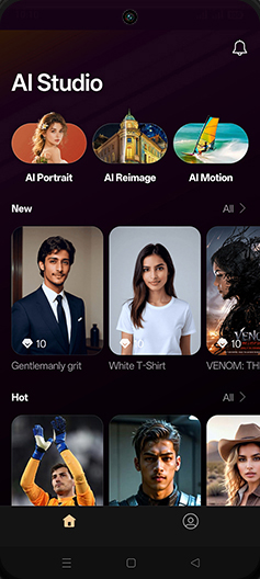 Step 3: Tap on AI Reimage.