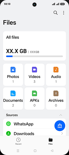 Step 3: Tap on Documents.