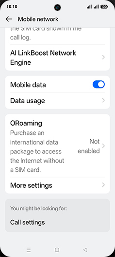 Step 4: Tap on Data usage.