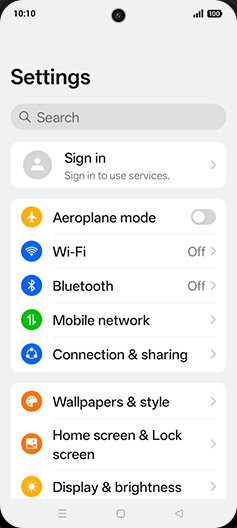 Step 3: Tap on Mobile network.