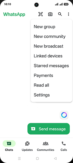 Step 4: Tap on Settings.
