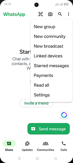 Step 4: Tap on Settings.