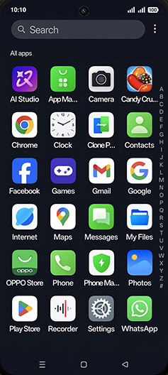 Step 2: Tap on WhatsApp icon.