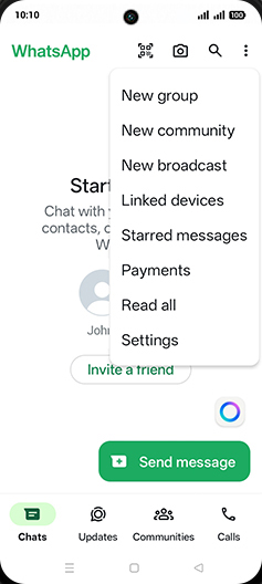 Step 4: Tap on Settings.