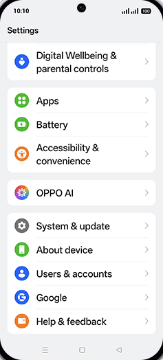 Step 3: Tap on OPPO AI.