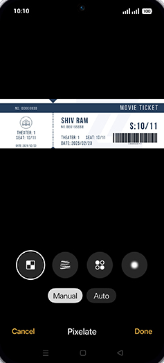 Step 8: Tap on Auto.