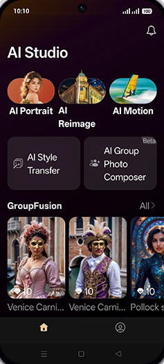 Step 4: Tap on AI Reimage.