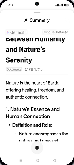Step 8: Generating summary.
