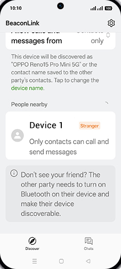 Step 7: Tap on Device.