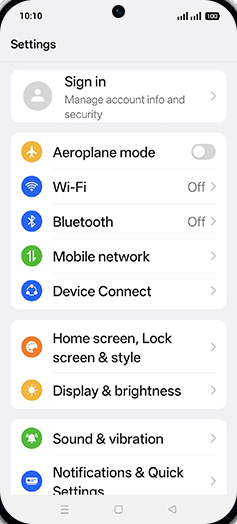 Step 3: Tap on Home screen, Lock screen & style.