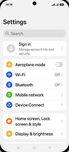 Step 3: Tap on Mobile network.