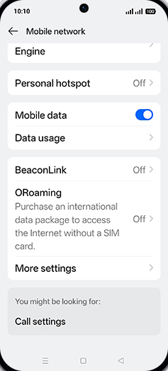 Step 6: Tap on Data usage.