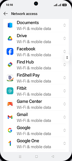 Step 6: Tap on desired App.