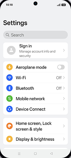 Step 3: Tap on Mobile network.