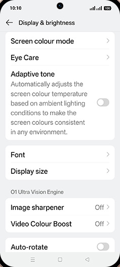Step 4: Tap on Video Colour Boost.