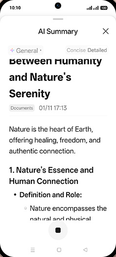 Step 8: Generating summary.