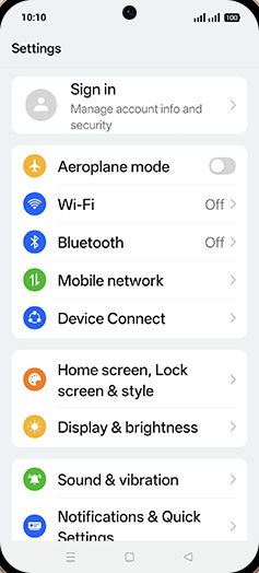 Step 3: Tap on Home screen, Lock screen & style.