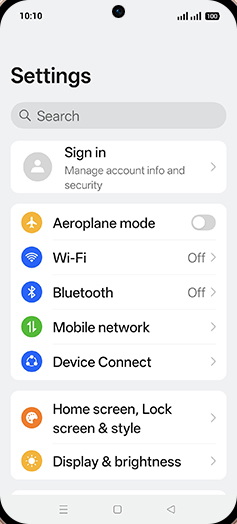 Step 3: Tap on Mobile network.