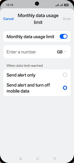 Step 18: Tap on Enter a number.