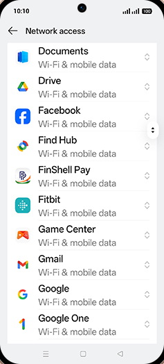 Step 6: Tap on desired App.
