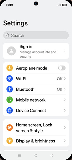 Step 3: Tap on Mobile network.