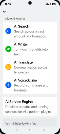 Step 4: Tap on AI Writer.