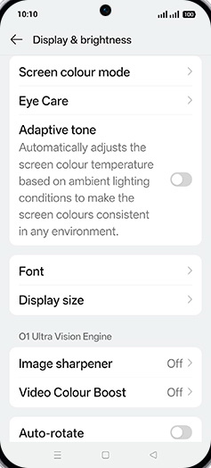 Step 4: Tap on Video Colour Boost.