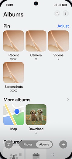 Step 4: Tap on desired Folder.