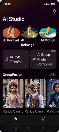 Step 4: Tap on AI Reimage.