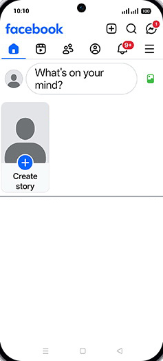 Step 3: Tap on What's on your mind.