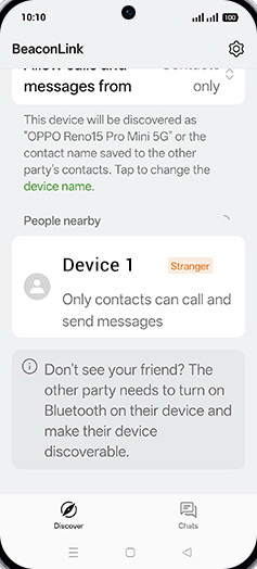 Step 7: Tap on Device.