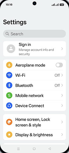 Step 3: Tap on Mobile network.