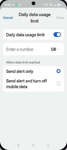Step 12: Tap on Enter a number.