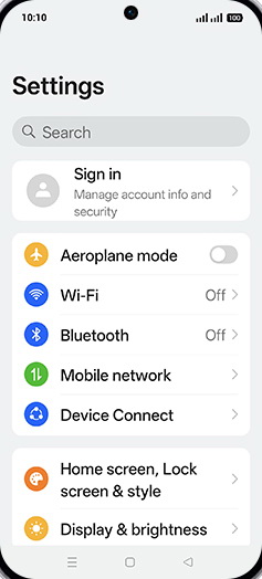 Step 3: Tap on Mobile network.