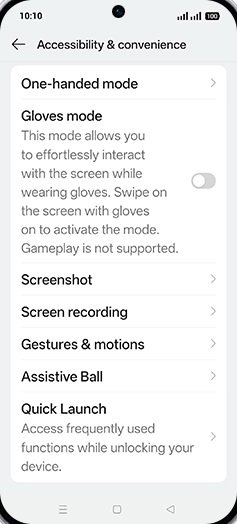 Step 4: Tap on Screenshot.