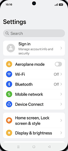 Step 3: Tap on Mobile network.