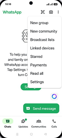 Step 4: Tap on Settings.