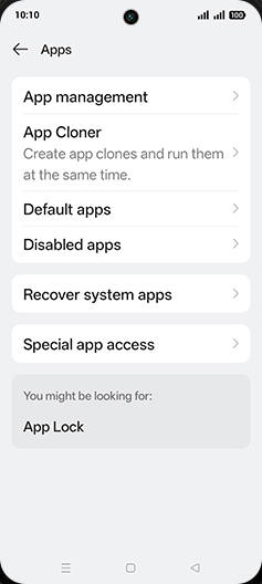 Step 4: Tap on Default apps.