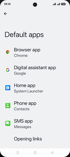Step 5: Tap on Browser app.