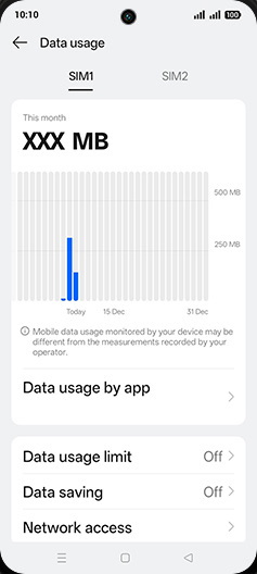 Step 5: Tap on Network access.