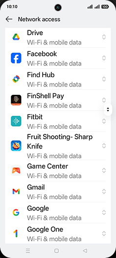 Step 6: Tap on desired App.