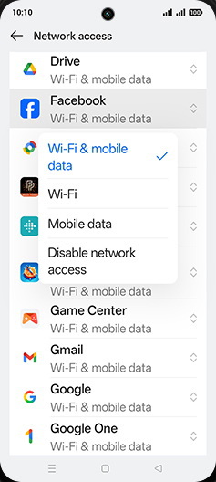 Step 7: Tap on desired option.