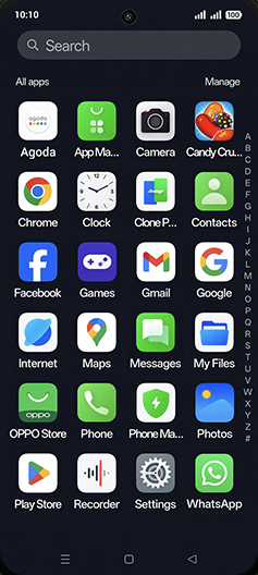 Step 2: Tap on WhatsApp icon.