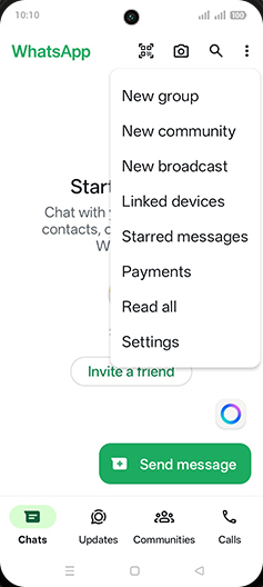 Step 4: Tap on Settings.