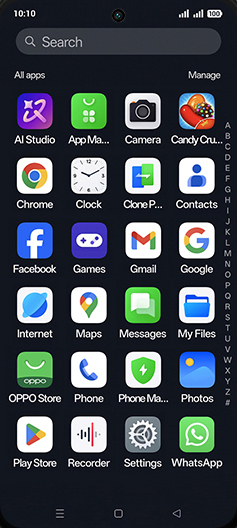 Step 2: Tap on WhatsApp icon.