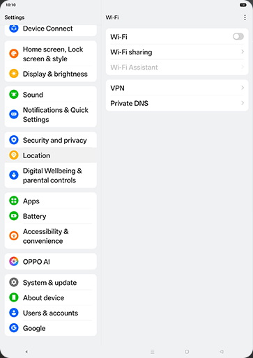 Step 3: Tap on OPPO AI.